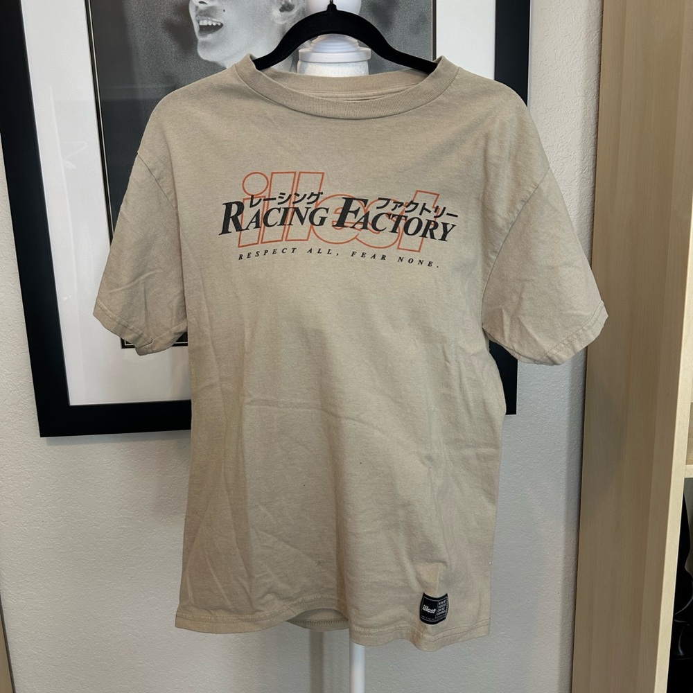 Tan Short Sleeve Racing Tee